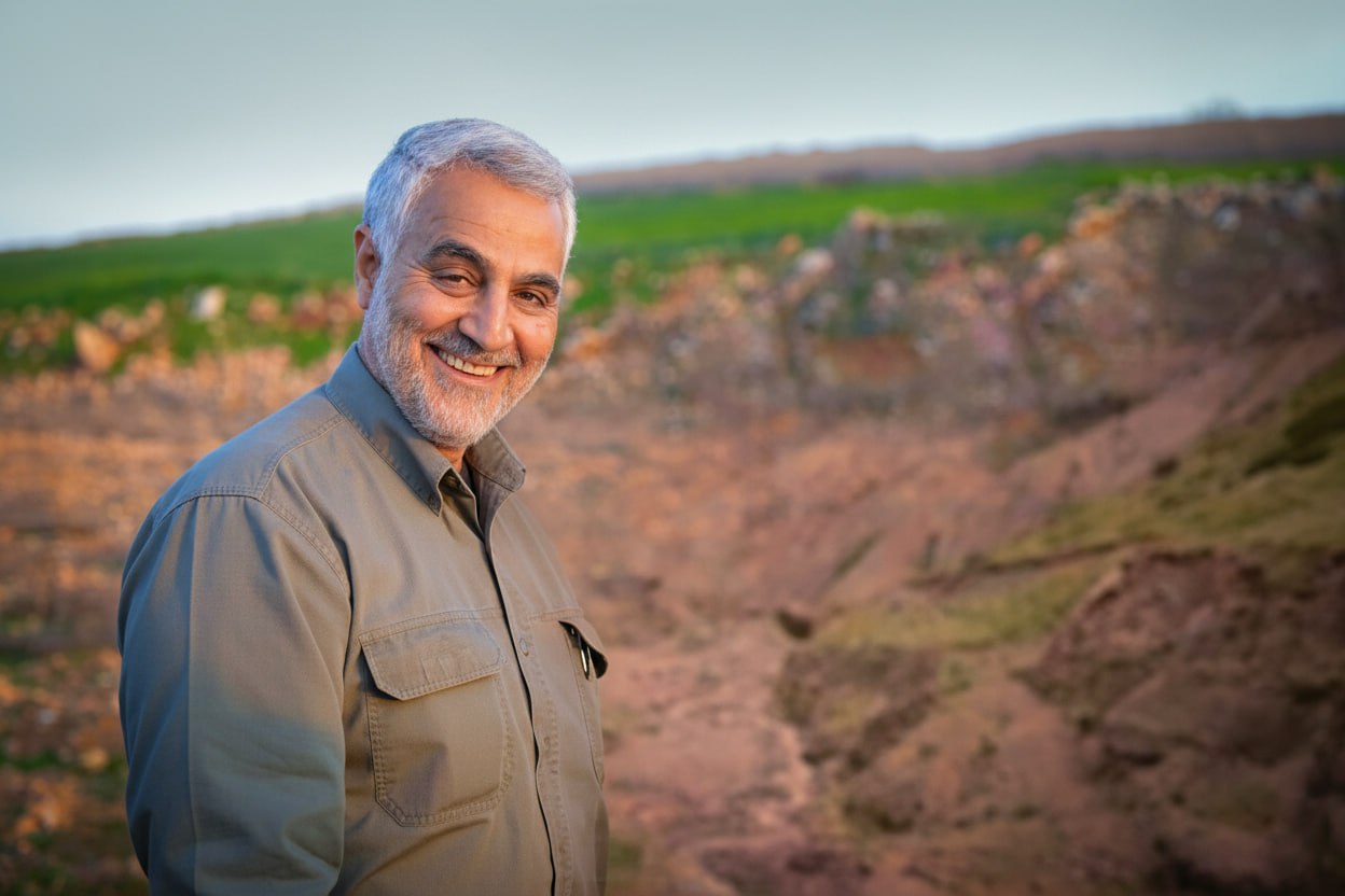 تصویر باکیفیت از سردار شهید حاج قاسم سلیمانی
